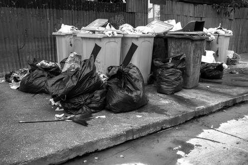 Skip delivered to a Yiewsley residential property for waste management.