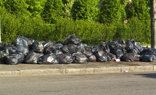 Skip being loaded with household waste